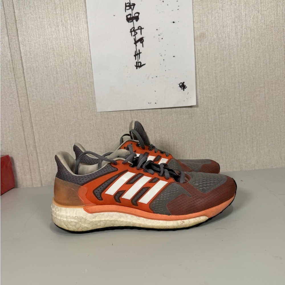Size 6.5 - Adidas Supernova ST Grey Chalk Coral W